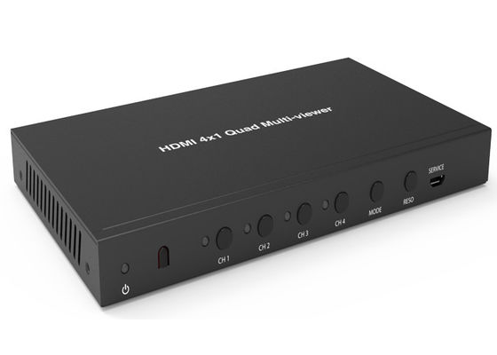 HDMI Quad 4x1 Multiviewer maximum 1920×1080P 60Hz Video Resolution
