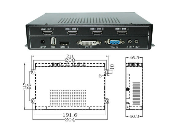 HDMI Video Wall Controller - Multi-Screen Display Processor with 4K Ultra HD Support