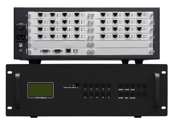 16 In 16 Out Matrix HDMI Video Wall Controller With HDBaseT Port 2x2 3x3 hdmi