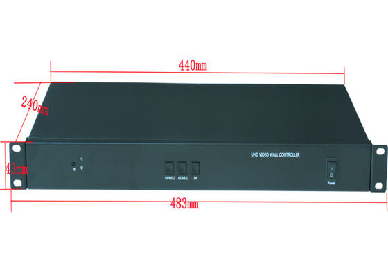 Multi Monitors Multi Angle HDMI Video Wall Controller HD15 Interface