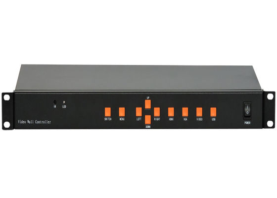 IR 3X3 LCD Video Wall splitter Controller kit with RS232 Remote Case Key Control