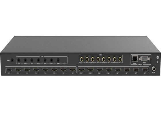 ARC Function 18Gbps 8x8 HDMI Matrix Switcher With Metal Enclosure