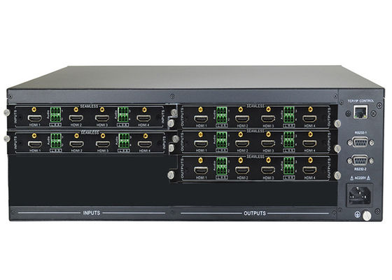 Seamless 8x16 Modular 4k HDMI Video Matrix Switcher HDCP