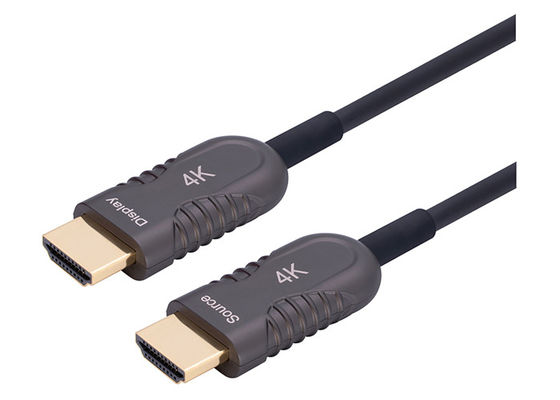 Custom Length max 100m HDMI Fiber Optic Cable Type A To Type A