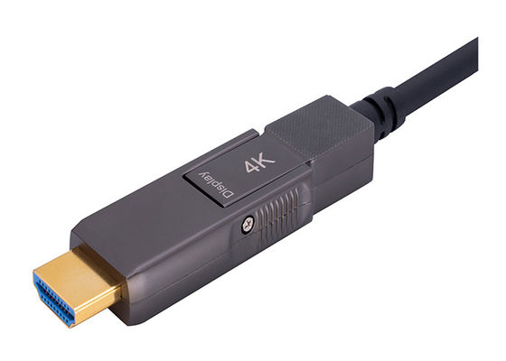 Armored HDMI 2.0 Optical Cable 200CU Stainless Steel Construction