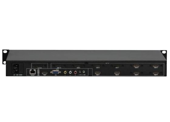 1 In 6 Out 2x3 3x2 RS232 Video Wall Processor 3.5 Audio interface