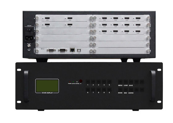 3840x2160 60Hz Modular Video Wall Controller 4K Analog Audio Output