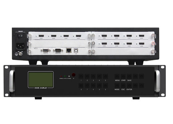 4 In 8 Out HDMI 4x2 2x4 Video Wall Controller With Central Control
