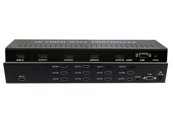 1.8mm Bezel 1 In 10 Out 1x10 2x5 4K Video Wall Controller For LCD Screen