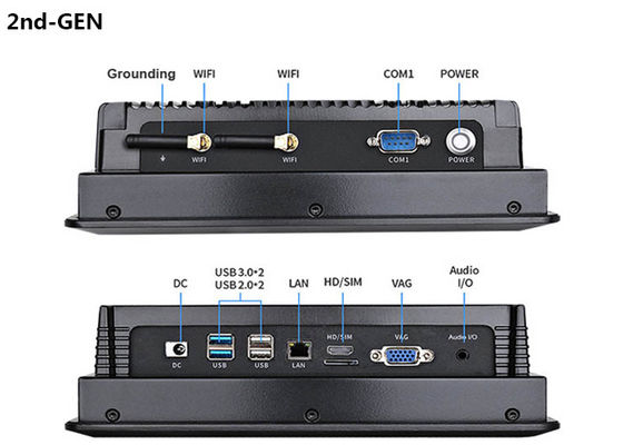 8 Inch Industrial Touchscreen Panel PC CE RoHS Approved