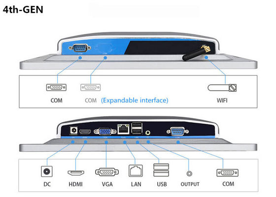 2.4G WiFi BT4.0 10.1" Industrial Touch Screen Computer