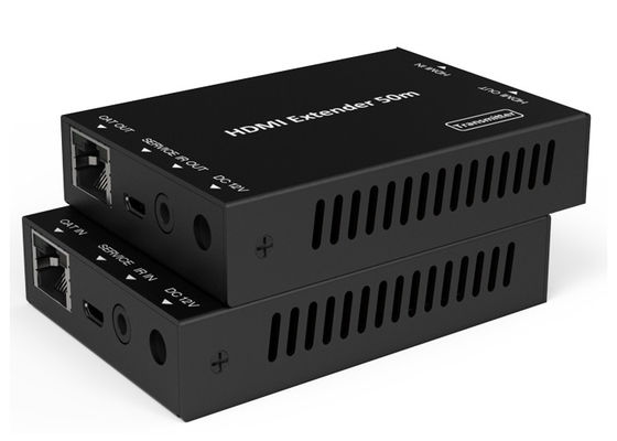 18Gbps HD Video Extender 50 Meters HDMI Over CAT Metal Enclosure