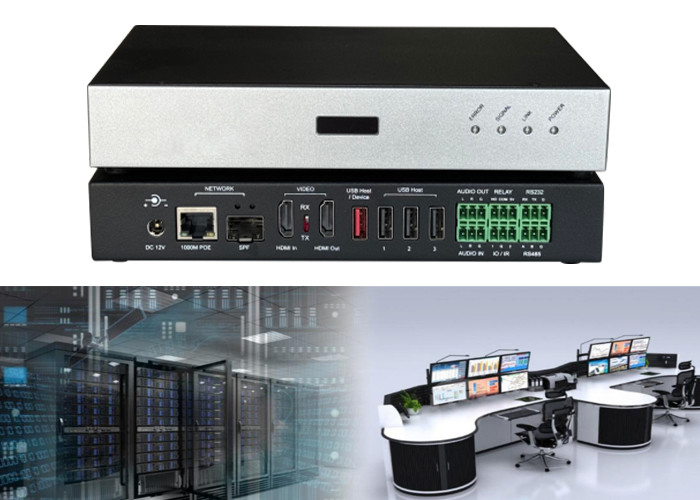 HD Multi-Screen KVM Decoder All-In-One Machine IP-Based KVM Switch
