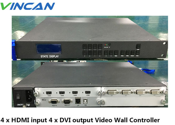 Movie 2x2 3x3 4K HDMI Video Wall Controller And Processor 1x3 4x4