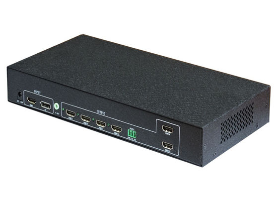 HDMI 2.0 Input And Four 1080p Outputs Video Wall Controller 2x2 4K 60Hz