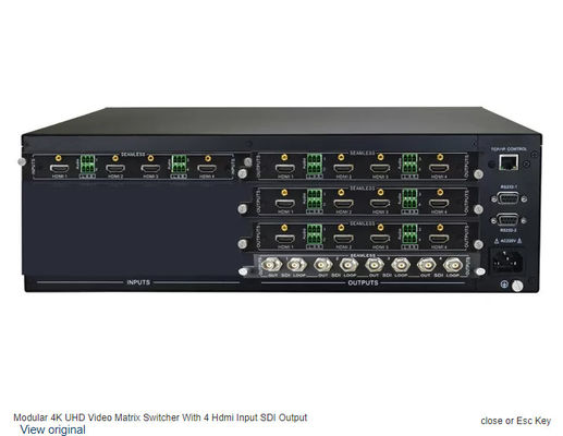 High-Performance HDMI Matrix Switcher - Multiple Inputs/Outputs for Smooth and Seamless Operation