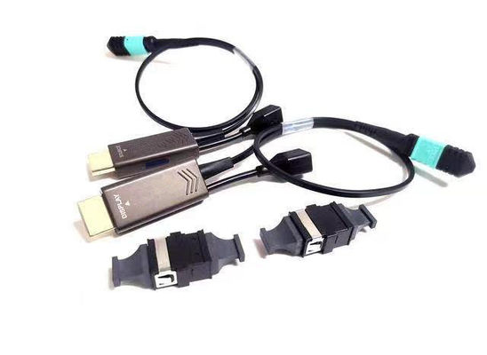 Long-Distance Transmission HDMI Fiber Optic Cable with Standard MPO Fiber Connector