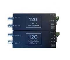 12G SDI 4K Fiber Extender - High-Speed Uncompressed Video for Broadcast & AV