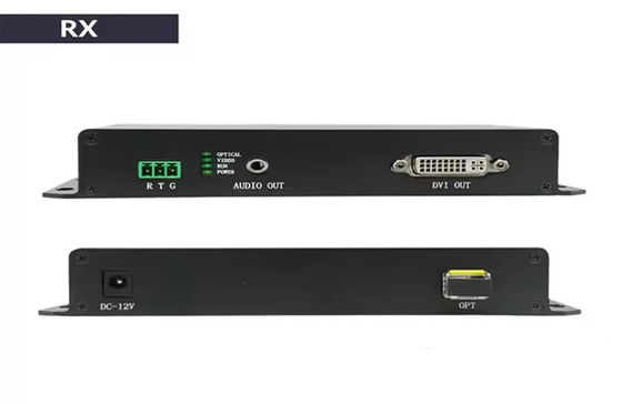 20km DVI Fiber Extender | 1080p@60Hz | HDMI 1.3 & 3.5mm Audio Support