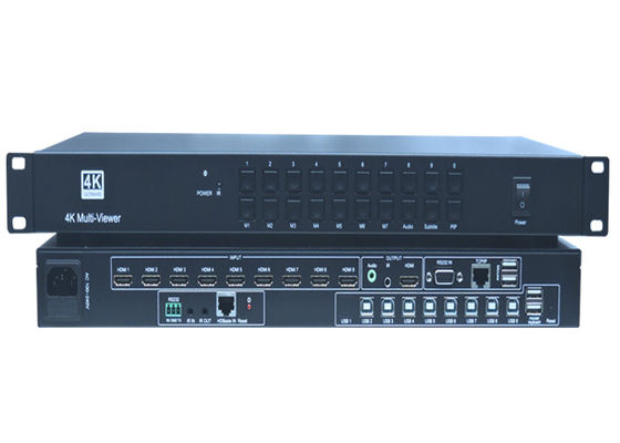 9X1 4K2K 60Hz Presentation Switcher With HDMI Output Port