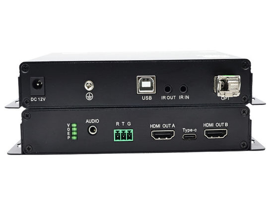 4K 60Hz HDMI Fiber Optic Extender Up to 20KM Lossless Transmission Long Distance Signal Transmission