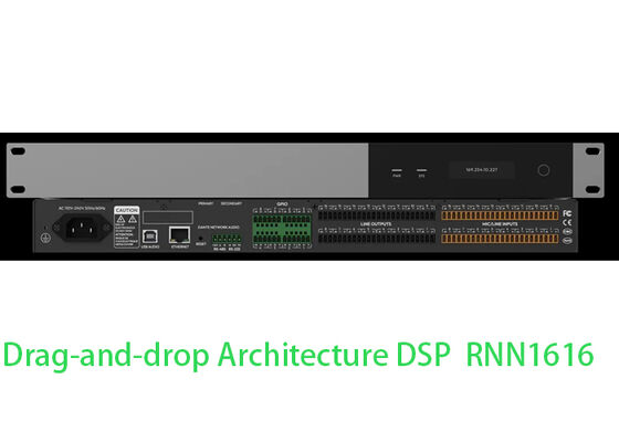 16x16 DSP Matrix  Conference Room DSP  Audio Matrix Processor | Smart Drag-and-Drop Control