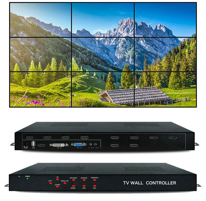 Multi Format best hdmi 3x3 2x3 LCD Video TV Wall Controller HDMI video wall processor