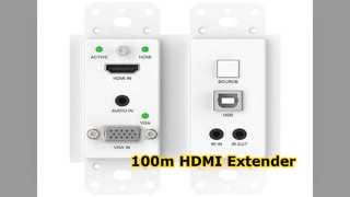 HDBaseT Extender 100m HDMI Audio Video