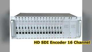 16 Channel SDI Encoder HD Video Signal Encoding