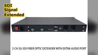 SDI Fiber Extender Reliable Long Distance Audio